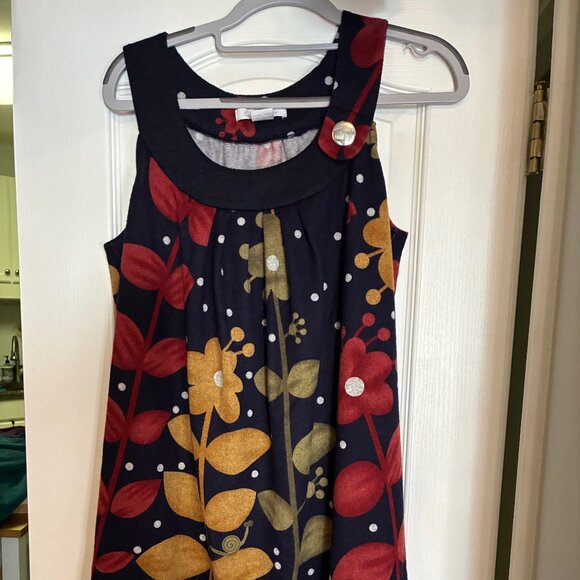 Charlotte Russe Dresses & Skirts - Charlotte Russe Dress, Size Large, Autumn Colors Blue/Orange/Red/Green